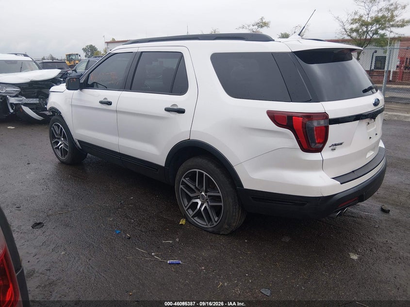 Vin: 1fm5k8gt8kga06519, lot: 46584994, ford explorer sport 20193