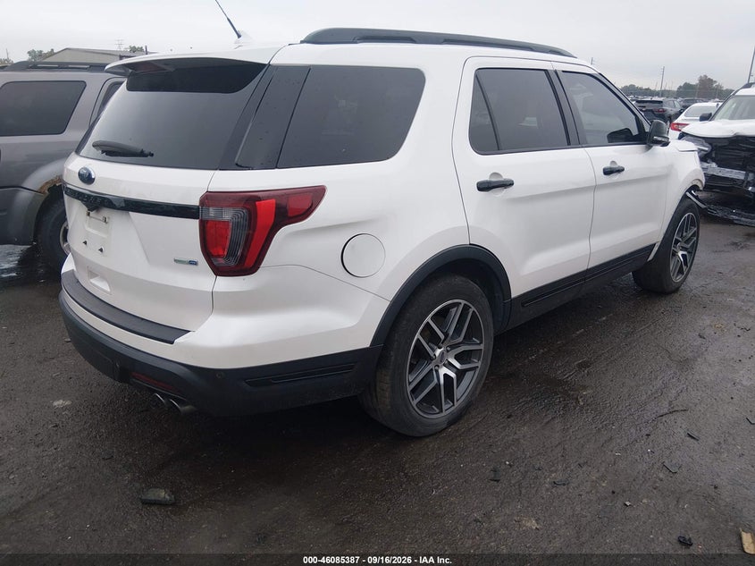 Vin: 1fm5k8gt8kga06519, lot: 46584994, ford explorer sport 20194