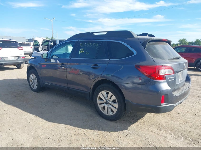 Vin: 4s4bsafc4h3283423, lot: 46585012, subaru outback 2.5i premium 20173
