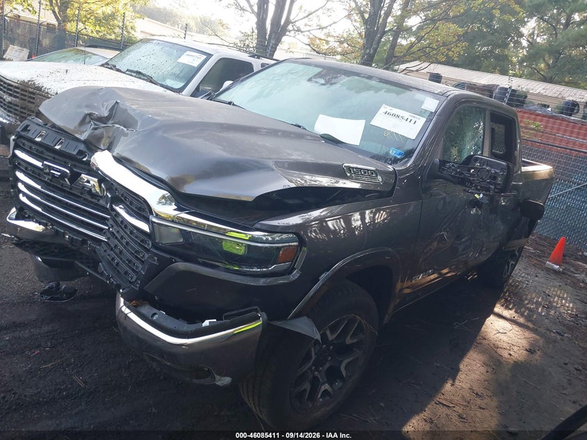 Vin: 3c6srfjp3t4170262, lot: 46585018, ram 1500 laramie  4x4 5'7 box 20262