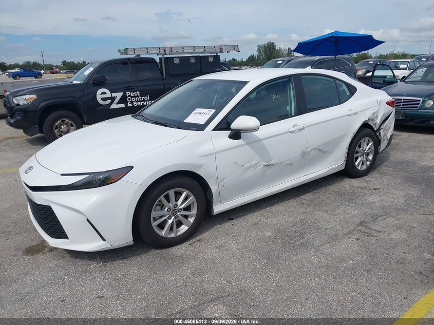 Vin: 4t1daack9su601464, lot: 46585020, toyota camry le 20252