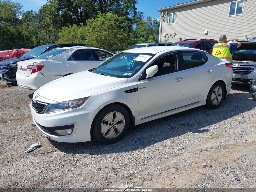 Vin: knagm4ad0d5062256, lot: 46585032, kia optima hybrid lx 20132