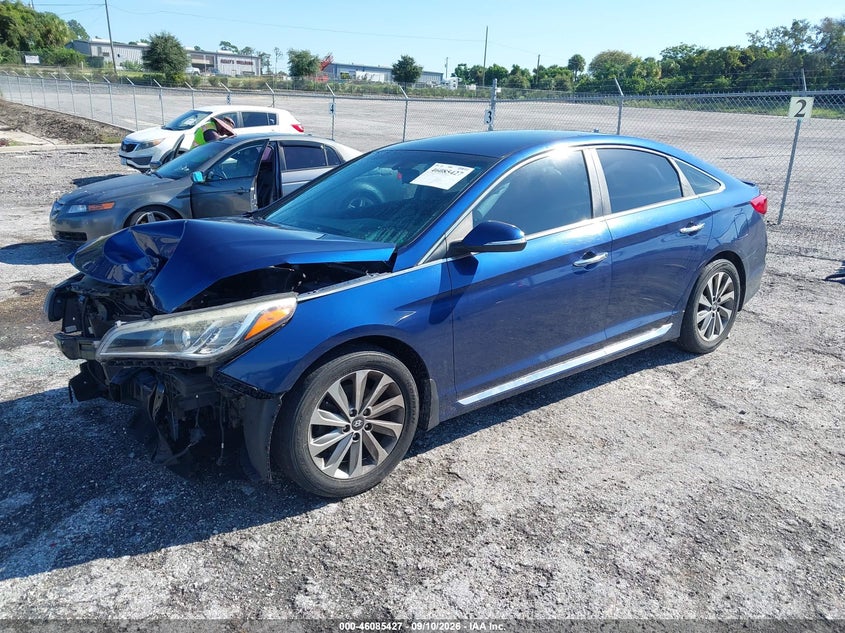Vin: 5npe34af6fh232816, lot: 46585034, hyundai sonata sport 20152