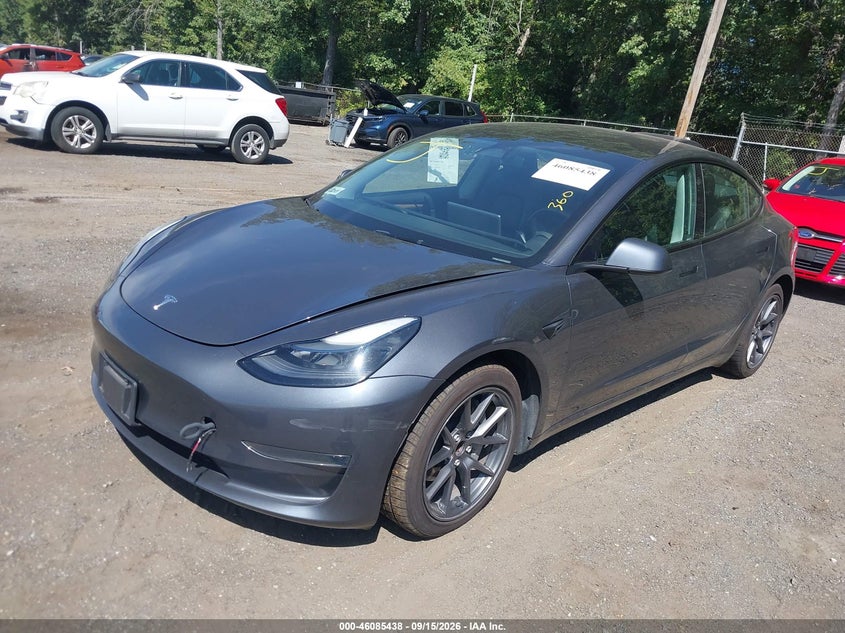 Vin: 5yj3e1ea9pf686833, lot: 46585045, tesla model 3 rear-wheel drive 20232