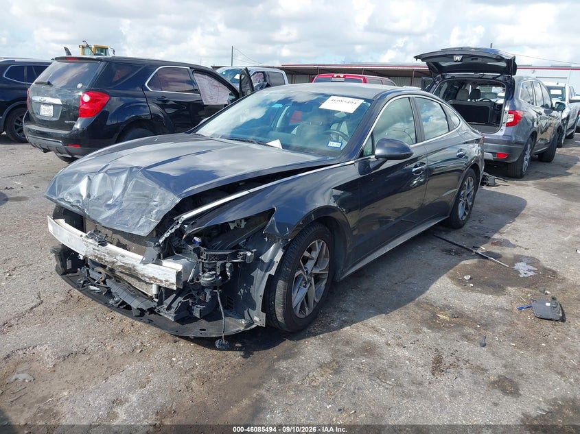 Vin: 5npef4ja6lh052713, lot: 46585101, hyundai sonata sel 20202