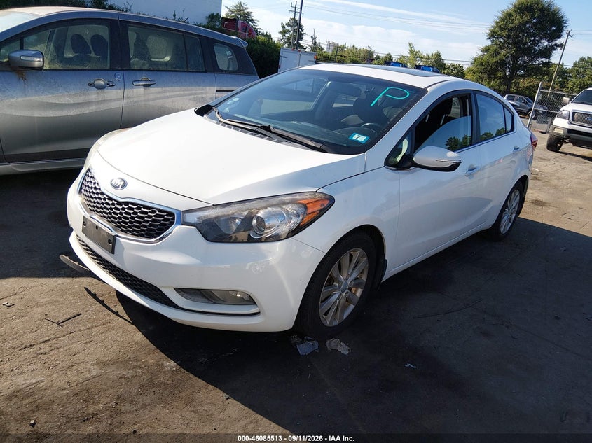 Vin: knafx4a84e5199997, lot: 46585120, kia forte ex 20142