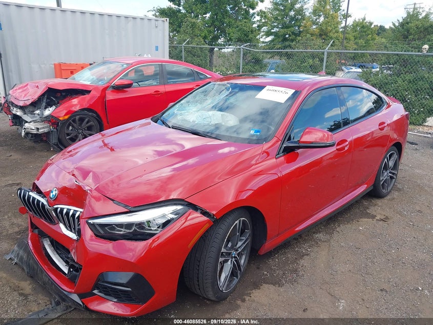 Vin: wba53ak05n7l08499, lot: 46585133, bmw 228 gran coupe i sdrive 20222