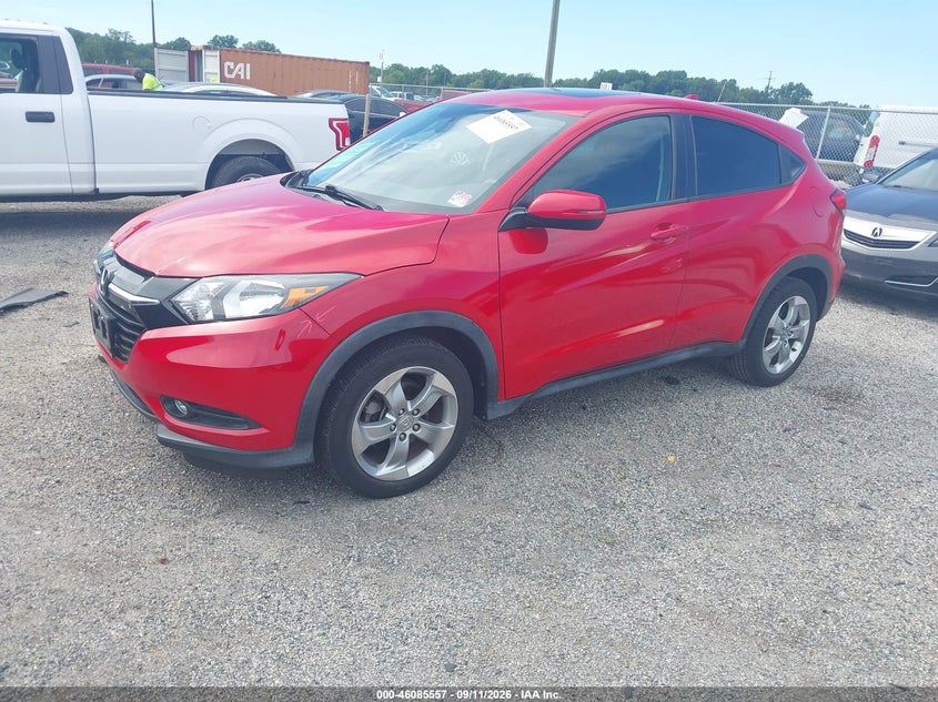 Vin: 3czru6h54gm759363, lot: 46585164, honda hr-v ex 20162