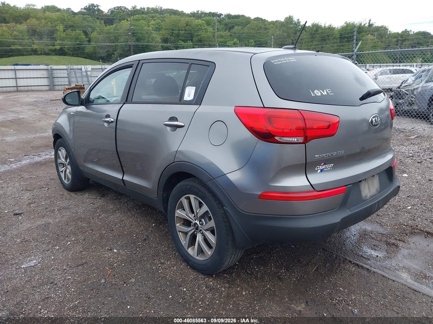 Vin: kndpbcacxg7807985, lot: 46585170, kia sportage lx 20163