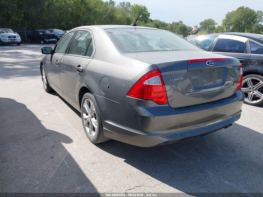 Vin: 3fahp0ha0cr341579, lot: 46585193, ford fusion se 20123