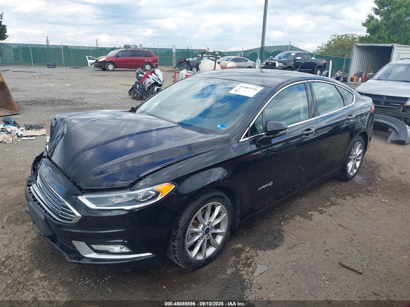 Vin: 3fa6p0lu1hr161804, lot: 46585203, ford fusion hybrid se 20172