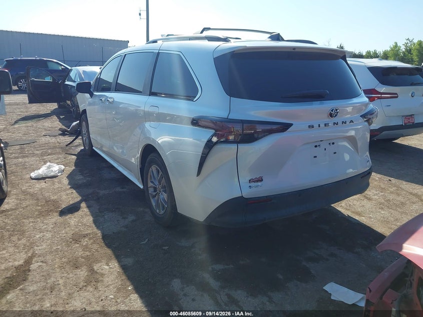 Vin: 5tdyrkec6ts316155, lot: 46585216, toyota sienna xle 20263