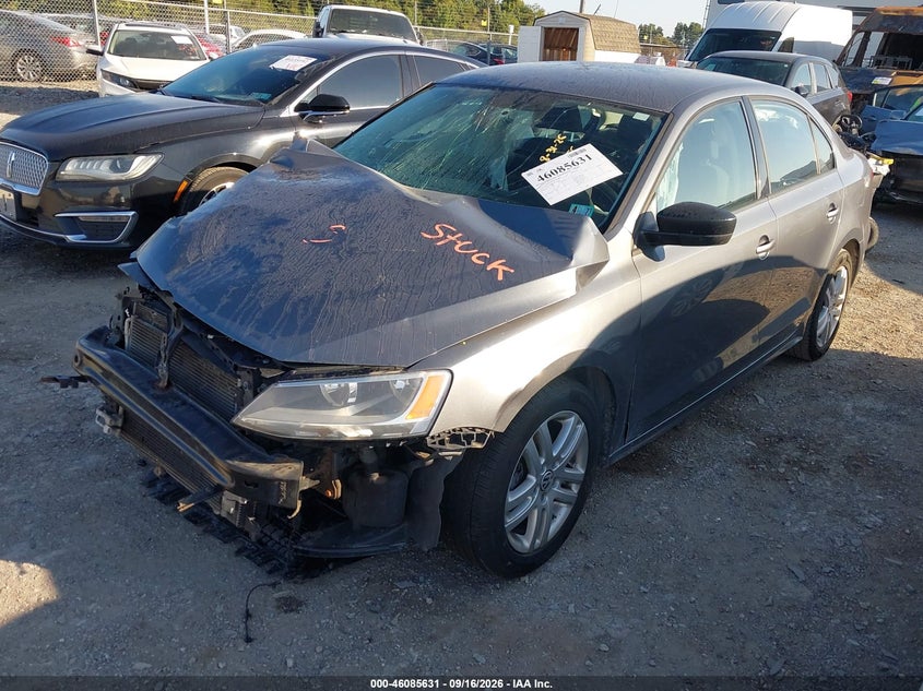 Vin: 3vwla7aj4fm250581, lot: 46585238, volkswagen jetta 2.0l tdi s 20152