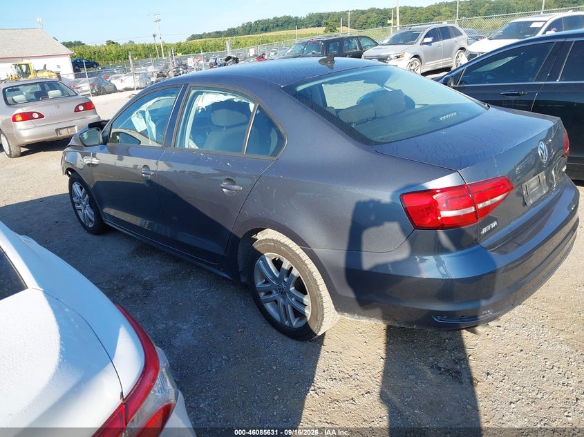 Vin: 3vwla7aj4fm250581, lot: 46585238, volkswagen jetta 2.0l tdi s 20153