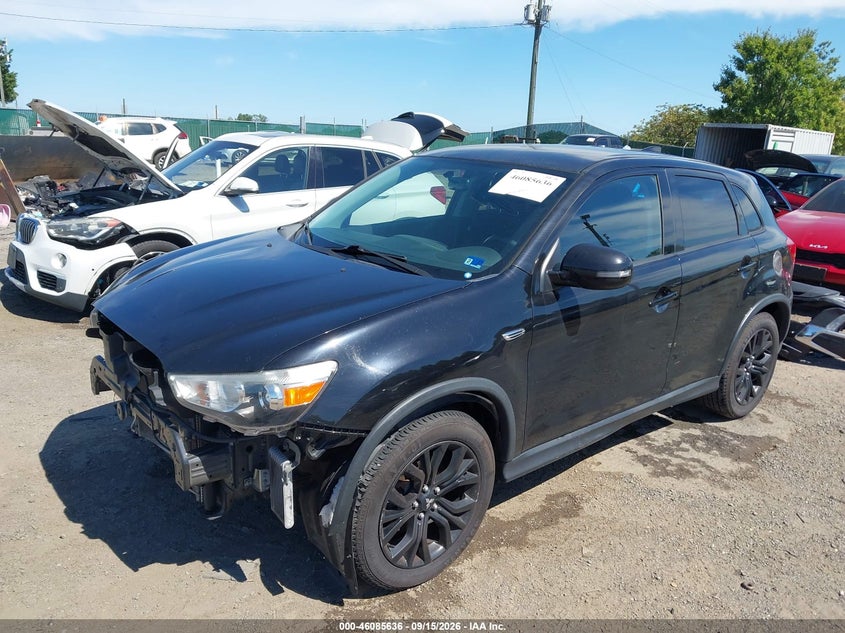 Vin: ja4ar3au4ku014888, lot: 46585243, mitsubishi outlander sport 2.0 le 20192