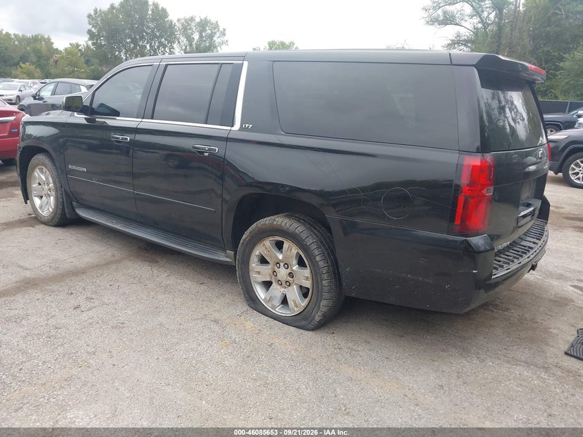 Vin: 1gnskkkc7fr715777, lot: 46585260, chevrolet suburban 1500 ltz 20153