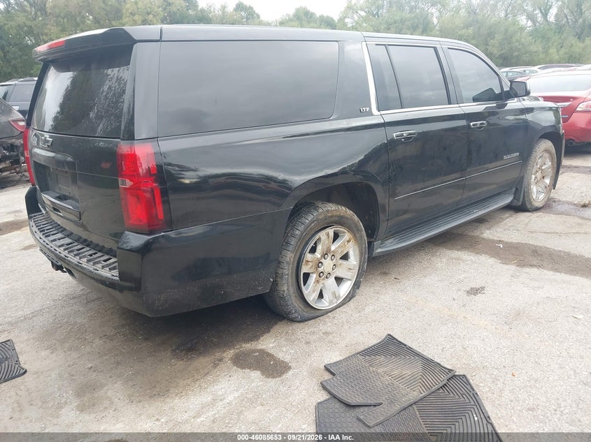 Vin: 1gnskkkc7fr715777, lot: 46585260, chevrolet suburban 1500 ltz 20154
