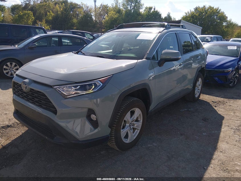 Vin: 2t3rwrfvxlw080887, lot: 46585272, toyota rav4 hybrid xle 20202