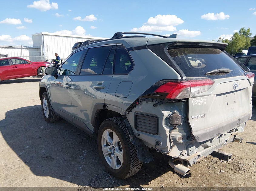 Vin: 2t3rwrfvxlw080887, lot: 46585272, toyota rav4 hybrid xle 20203