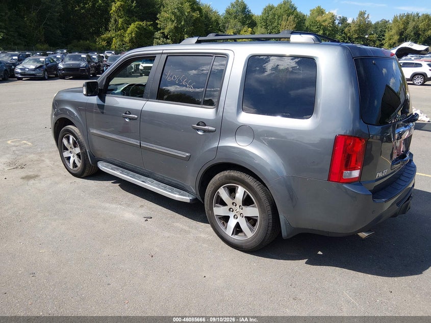 Vin: 5fnyf4h9xcb044086, lot: 46585273, honda pilot touring 20123