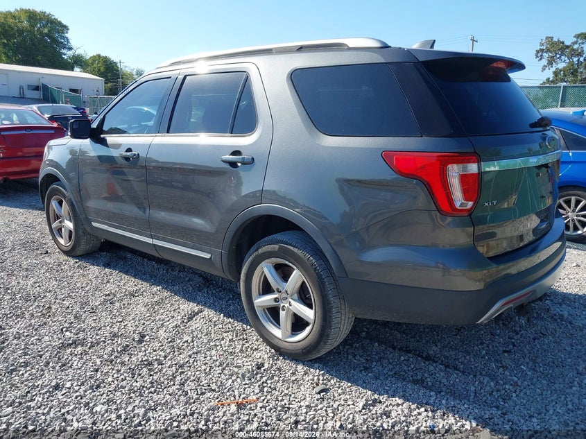 Vin: 1fm5k8d87ggb03699, lot: 46585281, ford explorer xlt 20163