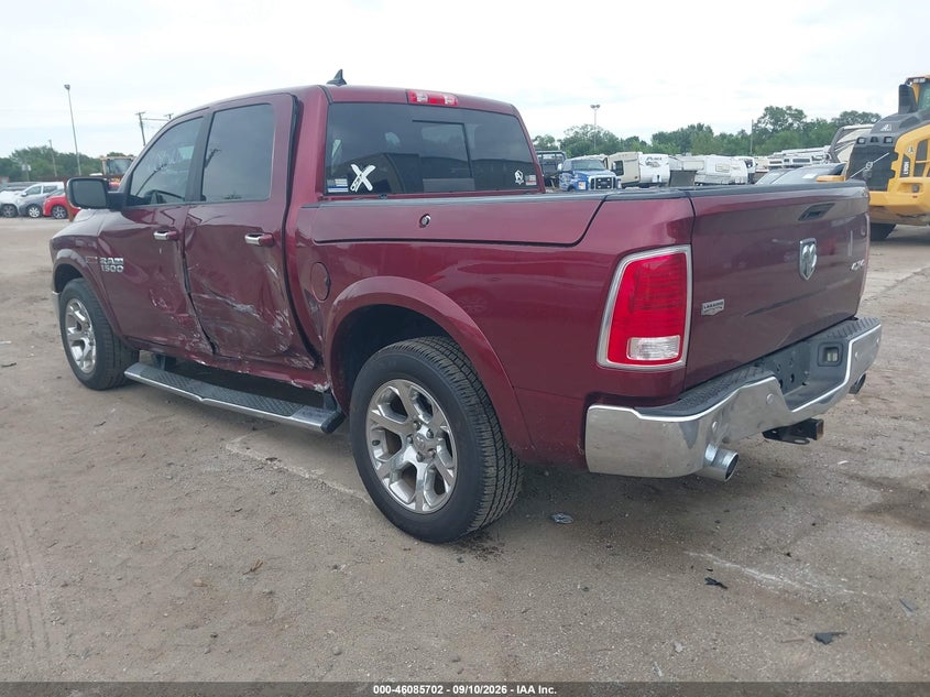 Vin: 1c6rr7nm5hs871999, lot: 46585309, ram 1500 laramie  4x4 5'7 box 20173