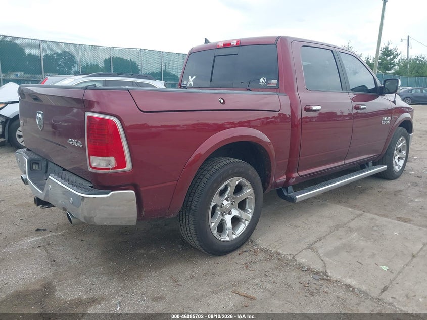 Vin: 1c6rr7nm5hs871999, lot: 46585309, ram 1500 laramie  4x4 5'7 box 20174