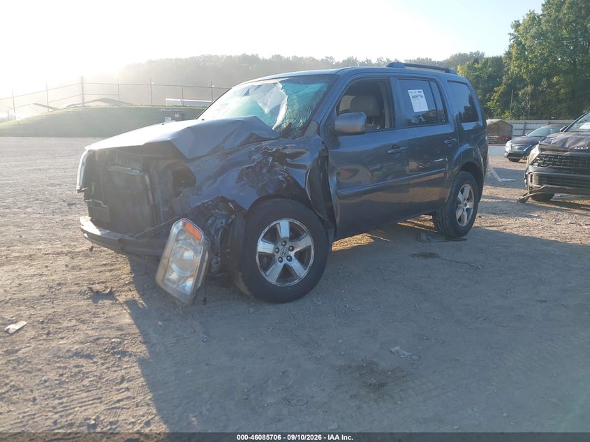 Vin: 5fnyf4h76bb097557, lot: 46585313, honda pilot ex-l 20112