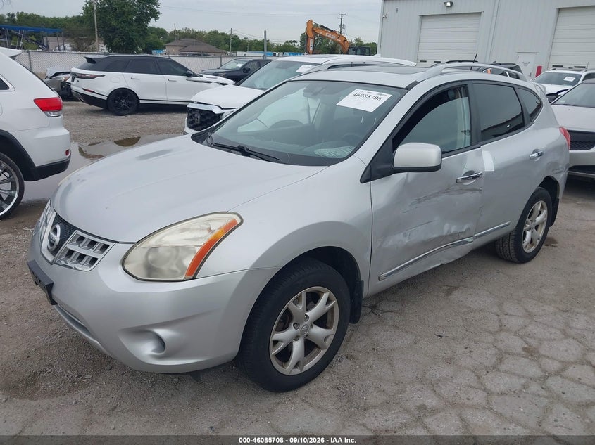 2011 Nissan Rogue, Левый бок, IAAI, VIN JN8AS5MV9BW284864 — фото 2