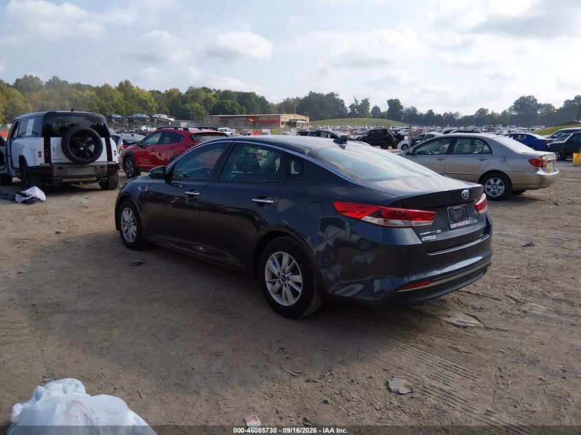 Vin: knagt4l38h5175692, lot: 46585337, kia optima lx 20173