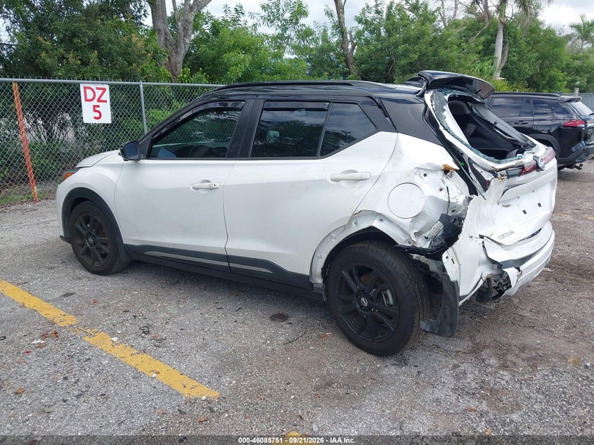 Vin: 3n1cp5dv9ml525100, lot: 46585358, nissan kicks sr xtronic cvt 20213