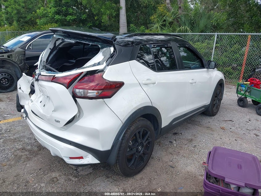 Vin: 3n1cp5dv9ml525100, lot: 46585358, nissan kicks sr xtronic cvt 20214
