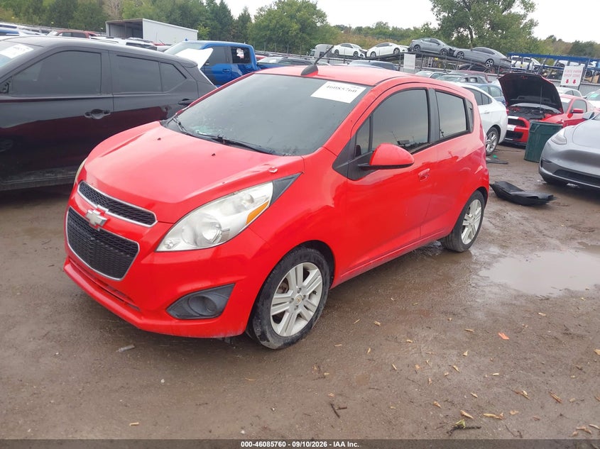 2015 Chevrolet Spark, Правый бок, IAAI, VIN KL8CD6S94FC748394 — фото 2
