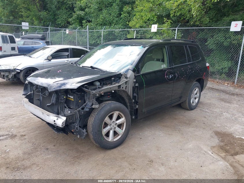 Vin: jtebk3eh1a2166080, lot: 46585378, toyota highlander base v6 20102