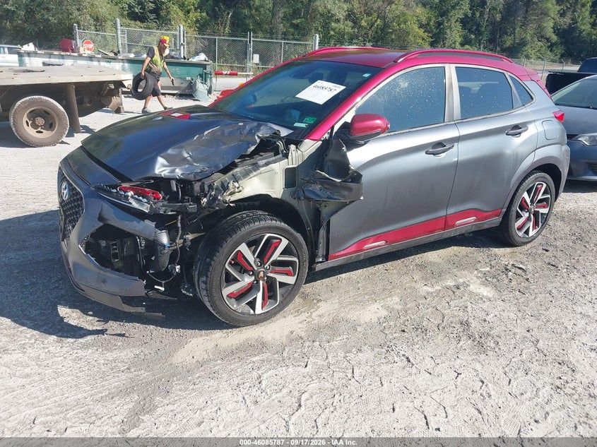 Vin: km8k5ca52ku309997, lot: 46585394, hyundai kona iron man 20192