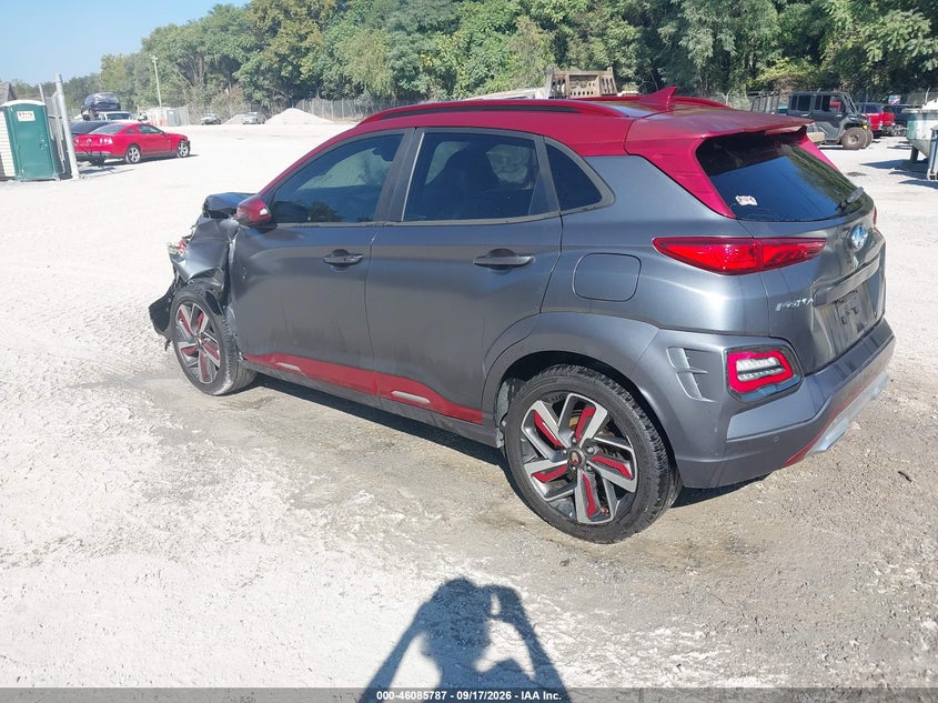 Vin: km8k5ca52ku309997, lot: 46585394, hyundai kona iron man 20193