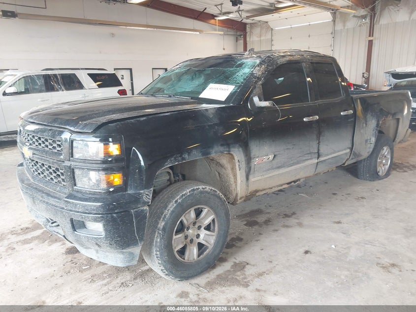 Vin: 1gcvkrec0fz394157, lot: 46585412, chevrolet silverado 1500 2lt 20152