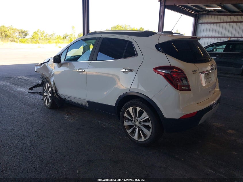 Vin: kl4cjasb6kb835052, lot: 46585441, buick encore fwd preferred 20193