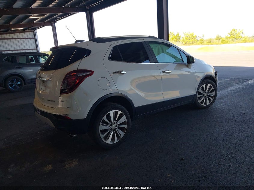 Vin: kl4cjasb6kb835052, lot: 46585441, buick encore fwd preferred 20194