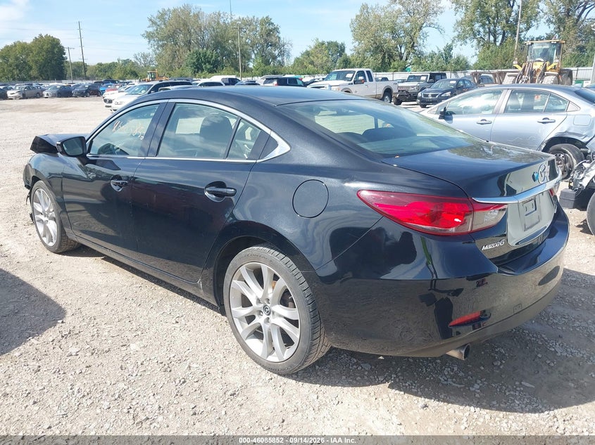 Vin: jm1gj1v53g1415310, lot: 46585459, mazda mazda6 i touring 20163