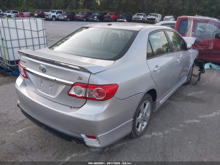 Vin: 2t1bu4ee7bc751758, lot: 46585488, toyota corolla s 20114