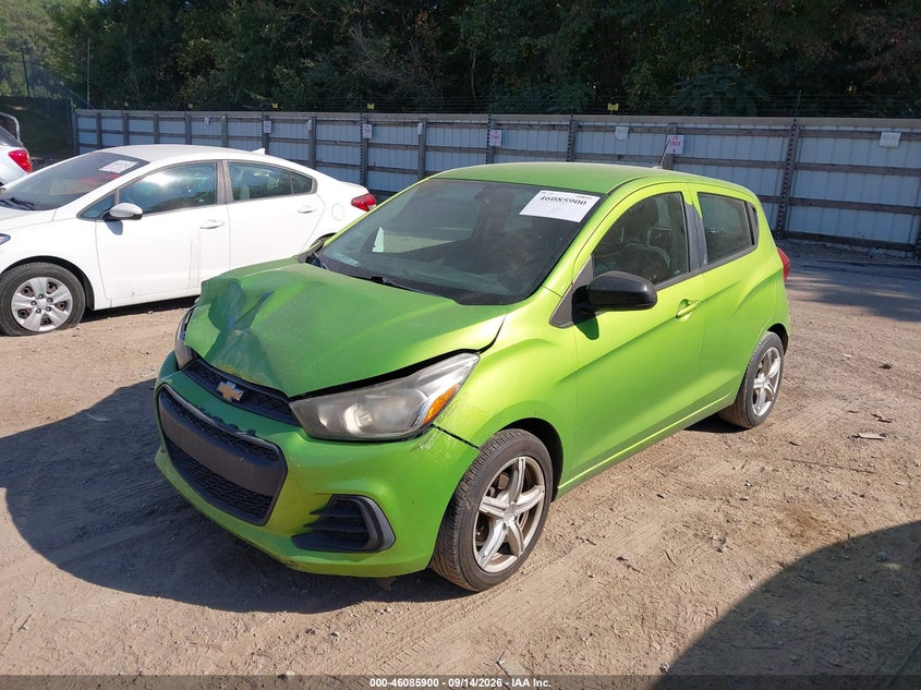 Vin: kl8ca6sa5gc639947, lot: 46585507, chevrolet spark ls manual 20162