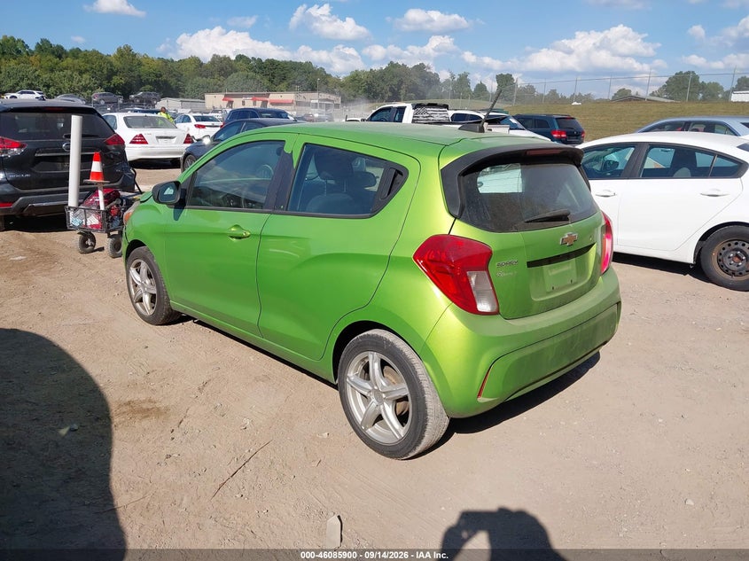 Vin: kl8ca6sa5gc639947, lot: 46585507, chevrolet spark ls manual 20163