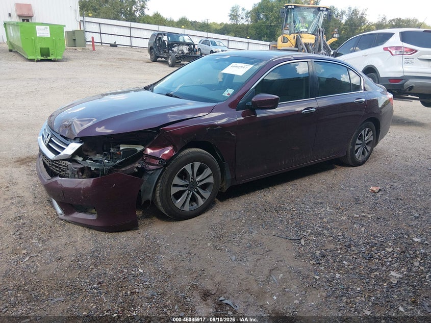 Vin: 1hgcr2f32da082332, lot: 46585524, honda accord lx 20132