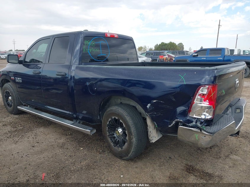 Vin: 1c6rr6ft5hs752396, lot: 46585526, ram 1500 tradesman  4x2 6'4 box 20173
