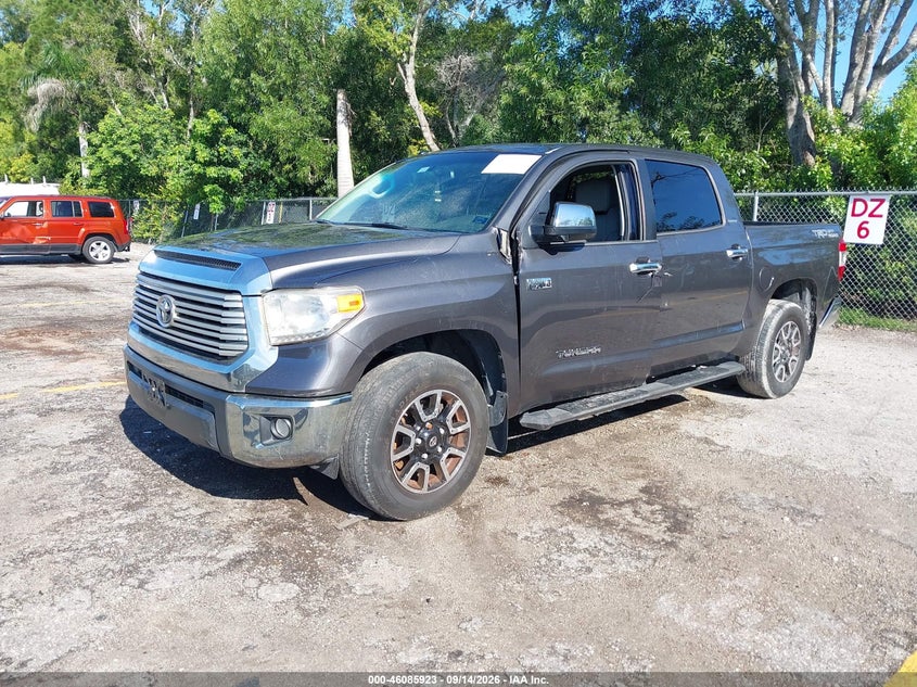 Vin: 5tffw5f16hx223801, lot: 46585530, toyota tundra limited 5.7l v8 20172
