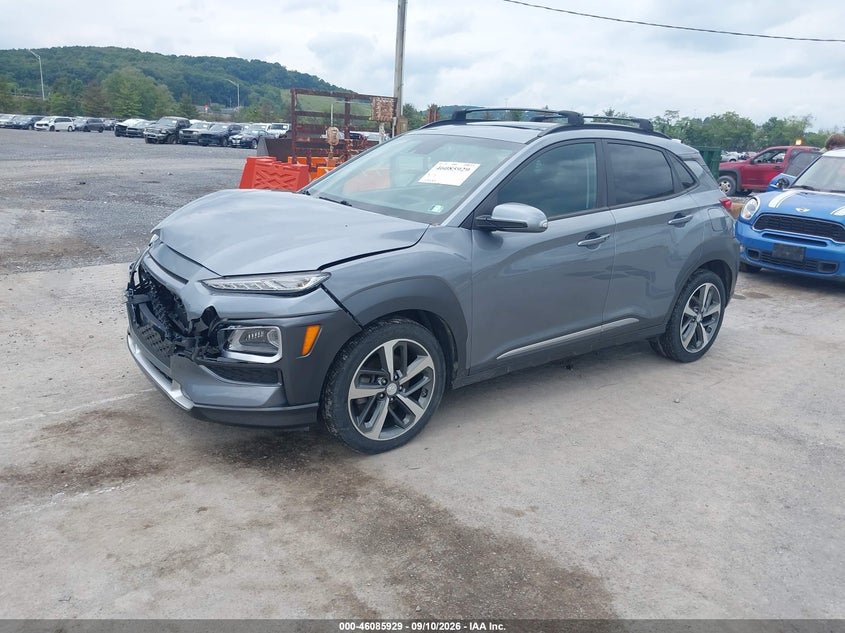Vin: km8k3ca58lu466831, lot: 46585536, hyundai kona limited 20202