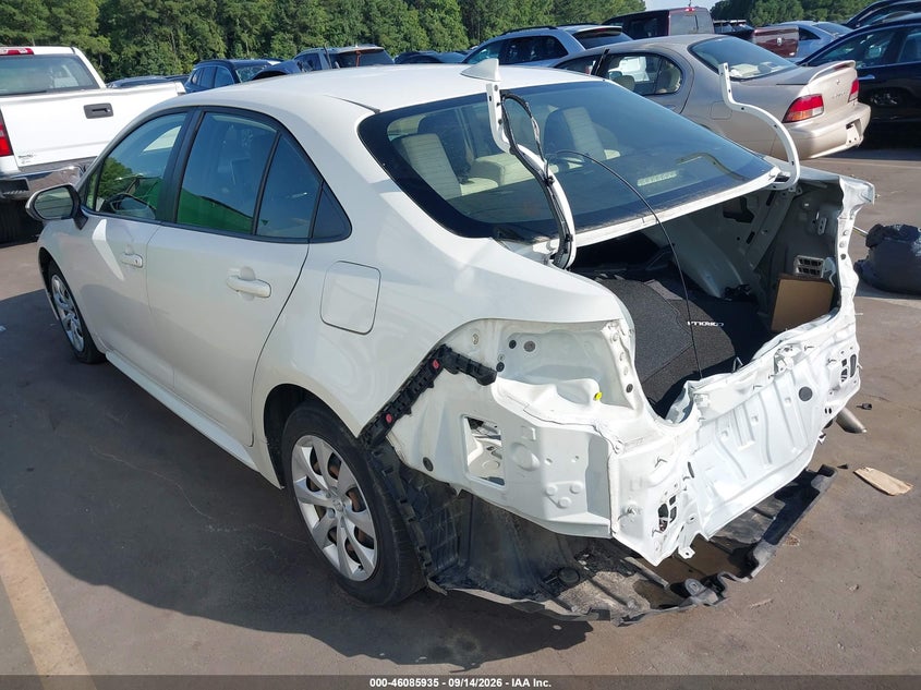 Vin: jtdeprae6lj014225, lot: 46585542, toyota corolla le 20203