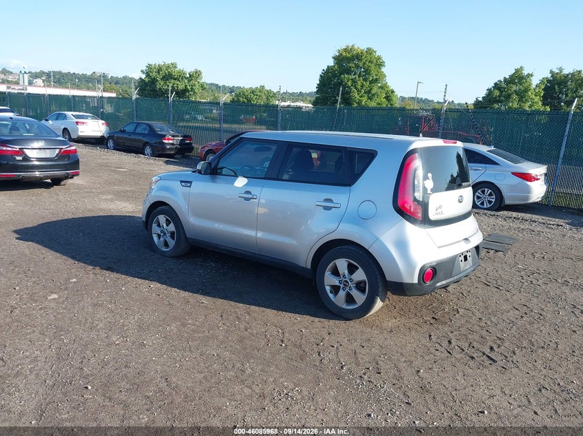 Vin: kndjn2a28j7613686, lot: 46585575, kia soul 20183