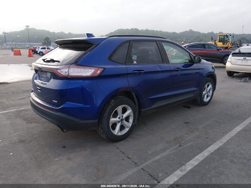 Vin: 2fmtk3g9xfbc23503, lot: 46585583, ford edge se 20154